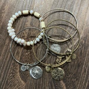Alex & Ani Bracelets Set Of 5 B24